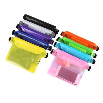 China Hot Selling Waterproof Outdoor Beach PVC Cell Phone Bags Waterproof Sports Cross - Body Phone Bag Storage Universal Bags for sale