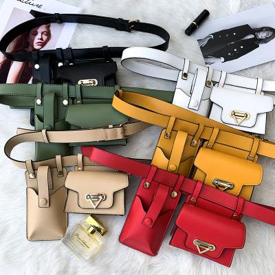 China 2021 Water Proof Leather Waist Pack Fanny Pack Luxury Women Belt Bag Cross - Body Bags For Women Chest Casual Pack Female Purse for sale