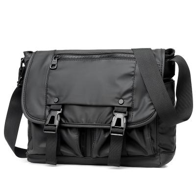 China Wholesale Custom Made Durable Nylon Retro Business Casual Men Sling Bag Shoulder Cross - Body Messenger Bag For Men for sale