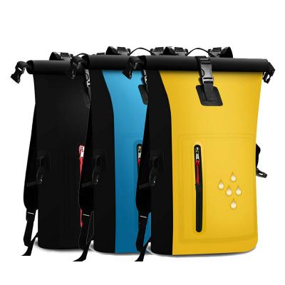 China Outdoor Camping Hiking Outdoor Foldable Waterproof Logo Pvc Cylinder Office Dry Bag Traveling Backpack Hiking Travel Backpack Tarpaulin Custom Package for sale