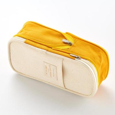 China Durable Multifunctional Type Office University Pen Bag Box School Storage Extension Pencil Case for sale