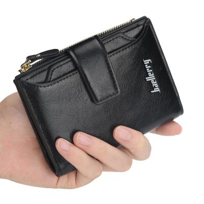 China Luxury Designer High Quality Anti Theft Wallets Leather Anti Theft Short Casual Wallet for Men and Women for sale