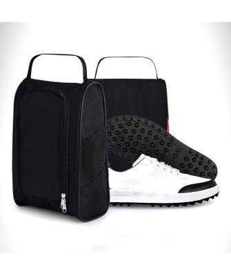 China high quality 600D polyester durable sports storage bag custom logo shoe bags golf basketball shoe bags with zipper for sale