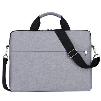 China Custom wholesale logo business work laptop liner bag 14 inch 15.6 inch notebook shoulder bag gift ultra-thin briefcase for sale