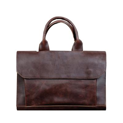 China 2020 High Quality Crazy Luxury Men's Crazy Portable New Fashion Horse Bag Shoulder Handbags Business Laptop Briefcase for sale