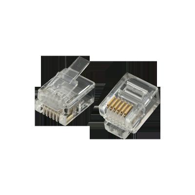 China High Quality Microwave EXW Telephone Socket Telephone Connector 6P6C Modular Plug for sale