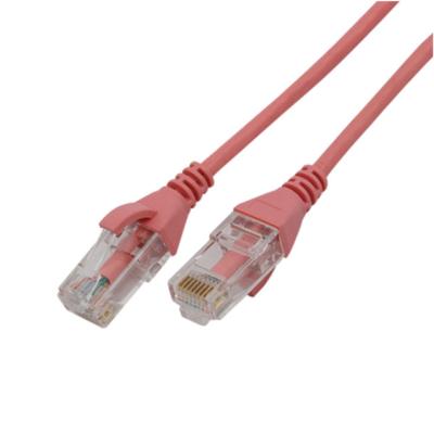 China High quality FTTH Cat.6 UTP 3M cm 4 DEVICE thin cable Lan Cable cat.6 patch cord Cat.6 patch lead advance patch cable for sale