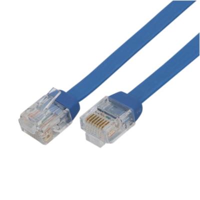 China High Quality Network CAT.6 UTPcustomized 1M Flat Patch Cord Flat Patch Cord Colorful Flat Patch Cord for sale