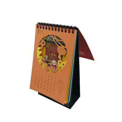 China SM-TL012 Custom Table Calendar Printing 2021/2022 office table calendar for sale