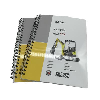 China paper & SM-YB010 High Quality And Favorable High Quality Custom Machinery Manual Price Book Catalog Cardboard Books for sale