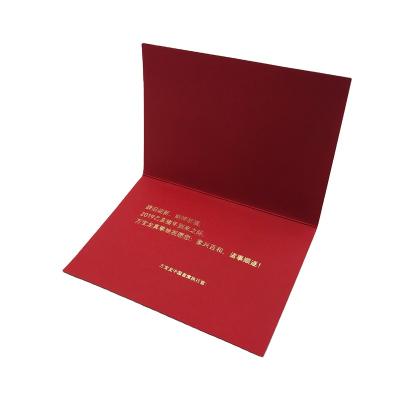 China paper & SM-DY037 Cardboard factory design and printing professional services for folding greeting card for sale