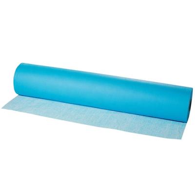 China 100% Lightweight Reusable Spunlace Medical Hydrophilic Laminated Breathable Blue High Quality Viscose Polyester Non Woven Fabric for sale