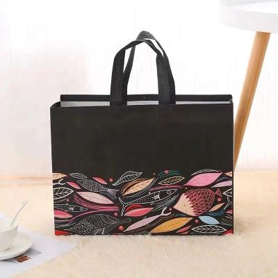 China Non Woven Bag Non Woven Bag Eco-friendly Advertising Laminated Supermarket Shopping Bag Eco-friendly Folding Portable Folding Portable Bag for sale