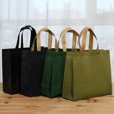 China Tote Shopping Bag High Quality Stock Promotional Colorful Non Woven Folding Customized Logo Fabric Bag Non Woven Non Woven for sale