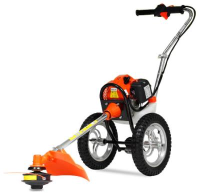 China 2-Stroke 52cc 2 Stroke Gasoline Powered Wheeled Cutter Bruch Trimmer for sale