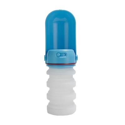 China Amazon Automatic Hot Selling Custom Collapsible Pet Silicone Water Bottles Feeder for sale