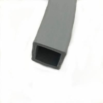 China Windproof Manufacturer Supplies Gray Square Rubber Pipe Sealing Strip for sale