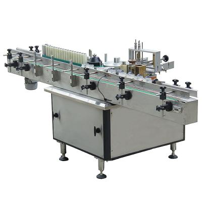 China Food Automatic Wet Glue Labeling Machine For Round Bottle Can Bump for sale