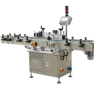 China High Speed ​​Automatic Adhesive Food Labeling Machine For Round Bottles for sale