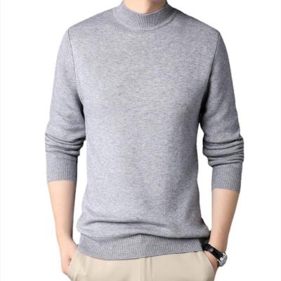 China Anti-wrinkle OEM ODM Winter Tortoise Half Neck Men's Sweater Pullover Sweater Men Knit Sweater for sale