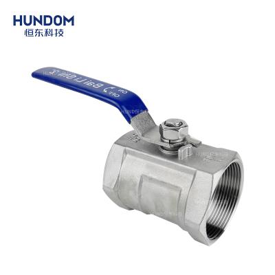 China HUNDOM General Stainless Steel Ball Valve Long Handle Threaded High Quality Industrial Sanitary Ball Valve for sale