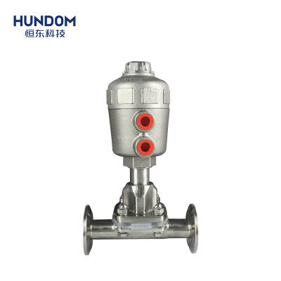 China Air Control Pneumatic Diaphragm Valve General Stainless Steel Tri Clamp for sale