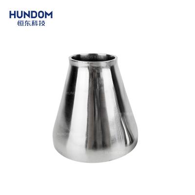 China SS304/316L Food Pipe Fitting Welding Stainless Steel Reducer 108-168mm Concentric Big Height Reducer for sale