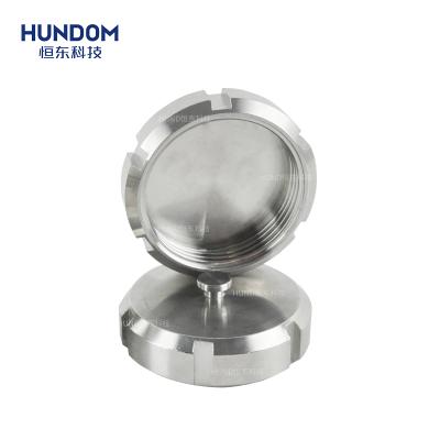 China Food Piping Tube Caps SMS Round Stainless Steel Pipe Dome Blind Threaded Fit End For Male Tube Thread Steel Cap for sale