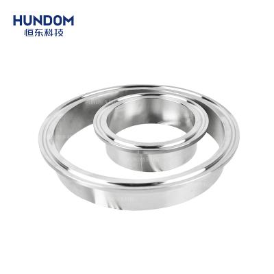 China Hundom drugstores selling stainless steel sanitary pipe fitting ferrule flange kits triclamp pipe fitting welded ferrules for sale