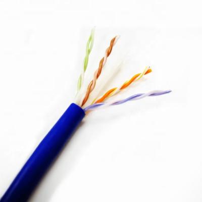 Chine Câble Lan intérieur UL CMP Cat3 Cat5e Cat6 Cat6a câble Lan CMX/CM/CMR certifié câbles LAN Internet à vendre