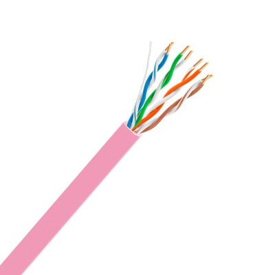 China Fluke Testing CMX CM CMR CMP-zertifiziertes Internet-LAN-Kabel 24AWG 4P Cat5e Utp Ftp zu verkaufen