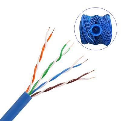 China Cables de red certificados UL CMX/CM/CMR/CMP UTP 4P Cat5E interior CMP plenum clasificado a granel 1000 pies 305m cable ethernet lan en venta