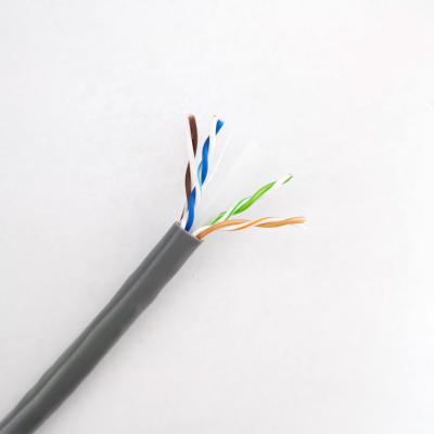 China OEM-Internet-Lan-Kabel 23AWG 4P Cat6a Utp Ftp Indoor Plenum CMP-bewertet zu verkaufen