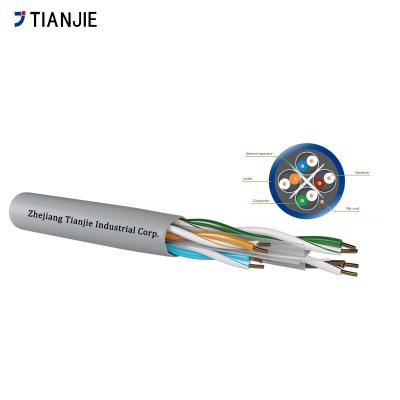 중국 OEM 500MHz CMP 정격 케이블 305m Cat6 플레넘 1000ft 솔리드 구리 판매용