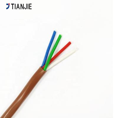 China TIANJIE - UL/ETL CM/CL2 20AWG*4C THERMOSTAT System CONTROL Cable Solid COPPER Automotive Heating Control System Cable PVC CN;ZHE for sale