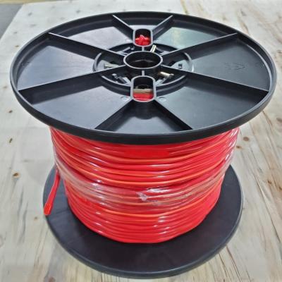 China Cabo de controle de par trançado de PVC sólido de cobre blindado vermelho UL FPLR 2C 16AWG à venda