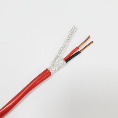 China Cabo de controle de cobre blindado 10AWG UL FPLR 2C vermelho para indústria ou construção à venda