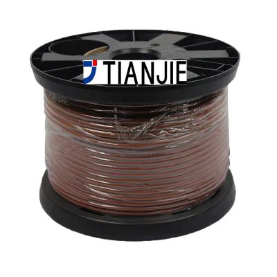 China chaqueta de PVC de Brown del conductor de cobre desnudo de Soild del cable del termostato de 8c 18awg en venta