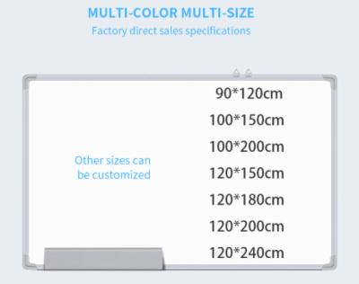 China Student Magnetic Double Sided Whiteboard , Classroom Magnetic Whiteboard for sale