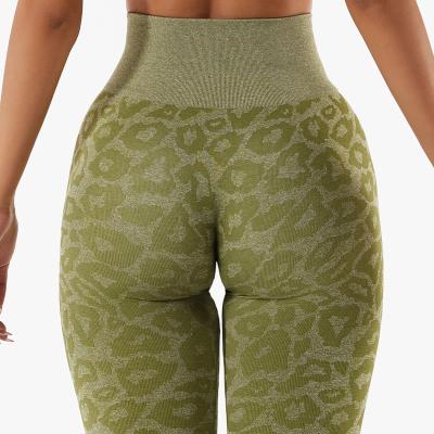 China Breathable High Waisted Pattern Leggings Women Soft Buttery Butter Control Printed Pants For Workout Yoga for sale