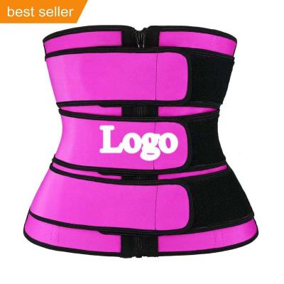 China 3 Strap Antibacterial Belly Belt For Women Waist Trimmer Belt Women Waist Trainer for sale