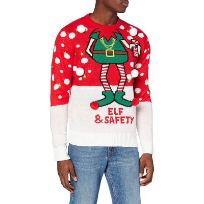 China Anti-Wrinkle Wholeslae Family Unisex Christmas Men Knit Sweater Ugly Christmas for sale