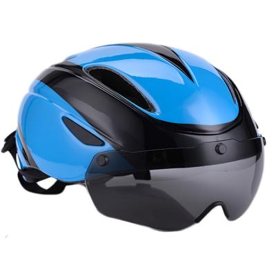 China HSM Multifunctional High Quality Adults Unisex Breathable Cycling Helmet Integral Molding Helmet Bike Riding Helmet With High Definition Lens for sale