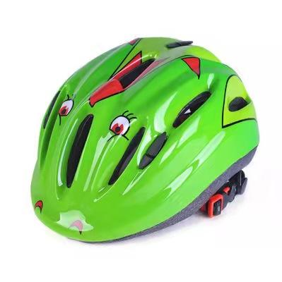 China Multifunctional Cute Eyes Kids Racing Helmets 5-15 Child Riding Balance Car Casco Bicicleta Kid Skating Skiing Recycling Helmet for sale