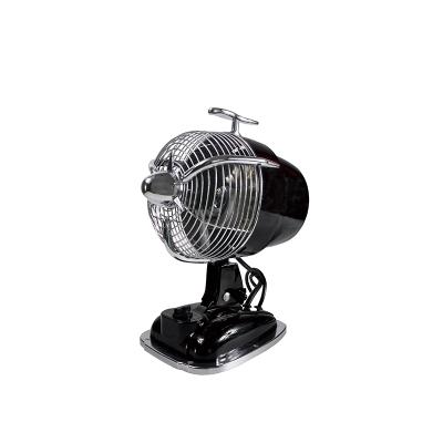 China New Style 6inch Voltage Hotel 220v Retro Metal Plastic Antique Desk Table Fan for sale