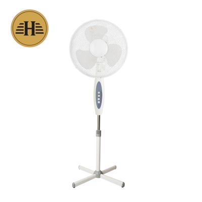 China Plastic High Quality Household Electric Stand Fan With Cross Base for sale