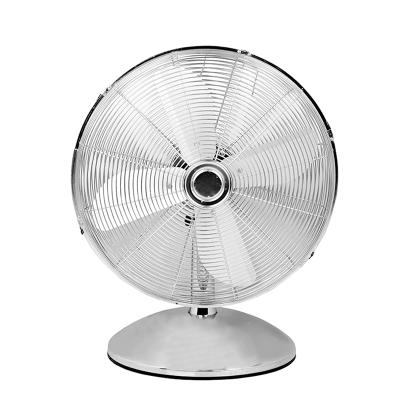 China High Quality Oscillating Adjustable Metal Pedestal Gear Desk Fan 16 Inch for sale