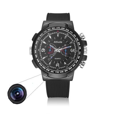 China 16GB/32GB Disc Night Vision Spy 1080p Video Secret Camera Watch With Mini Invisible Hidden Camera for sale