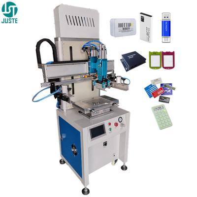 China Mini-Desktop-Tischplatte Flachbildschirmdrucker Kleingröße Schreibtischplatte Drucker Seidenbildschirmdrucker für T-Shirts Flachartikel zu verkaufen