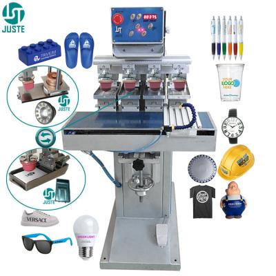 China 4Color UV Curing Ink Pad Printer Multifunctional Single Precision Pad Printing Machine For Paper Bag Skateboard Wheel Te koop